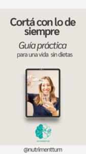 Guía practica para una vida sin dietas